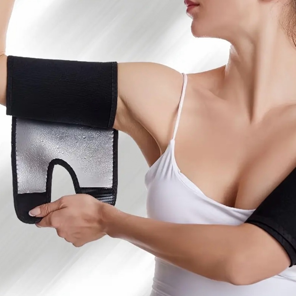 Black and Silver Arm Shapers for Ultimate Toning, NEW - Picture 5 of 7